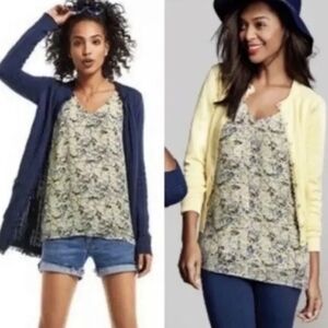Cabi Floral Scatter Print Cami Large Yellow